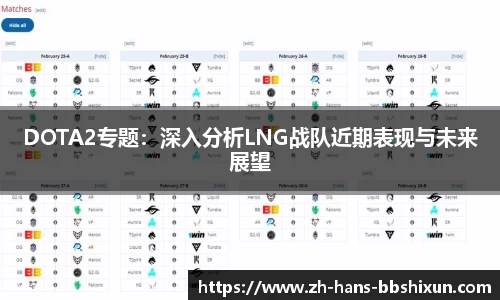 DOTA2专题：深入分析LNG战队近期表现与未来展望